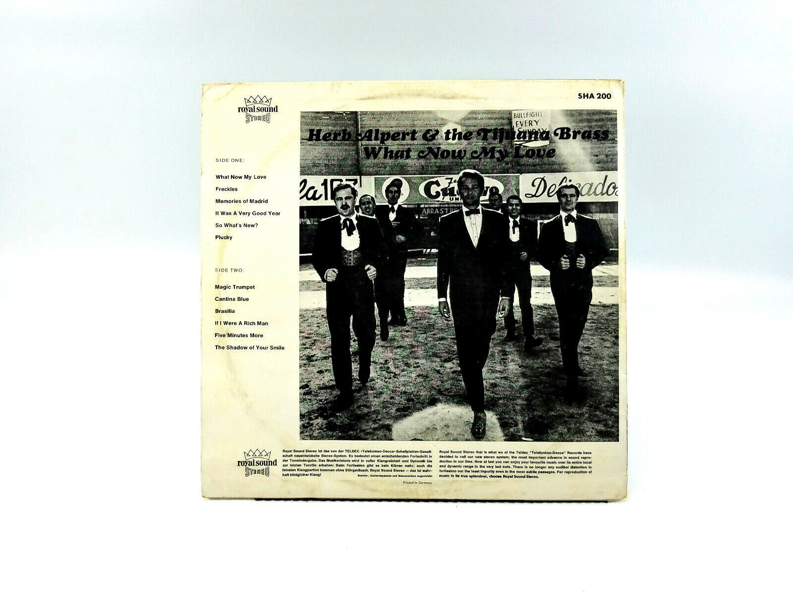 Herb Alpert & The Tijuana Brass - What Now My Love LP Germany 1966
