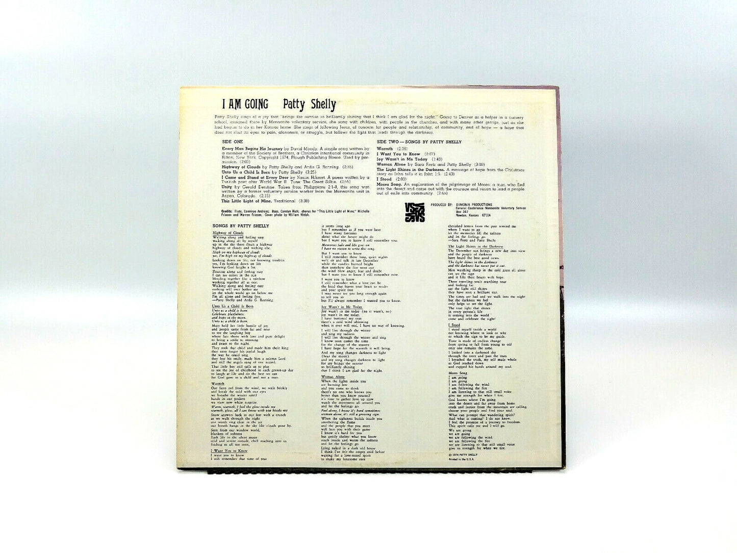 Patty Shelly - I Am Going Stucky's Recording Service – SRS-14574 LP - VG+