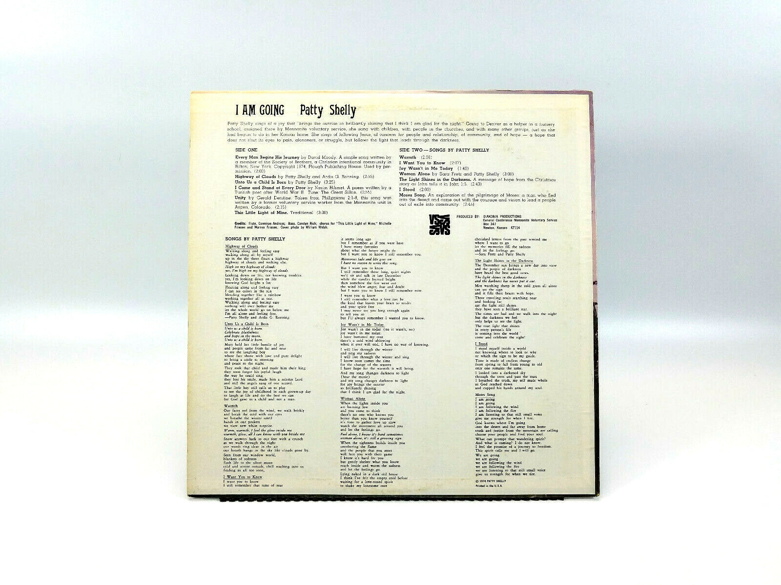 Patty Shelly - I Am Going Stucky's Recording Service – SRS-14574 LP - VG+