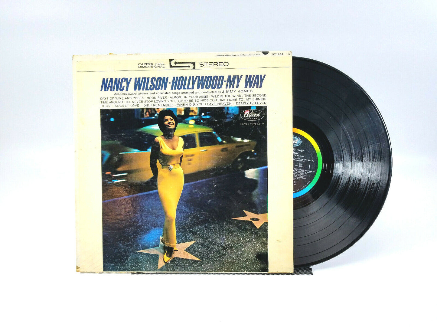 Lot of 2 Nancy Wilson LPs - Today, My Way & Hollywood, My Way