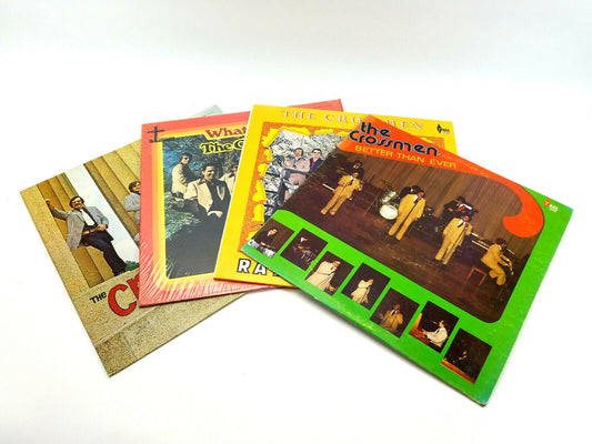 LOT OF 4 THE CROSSMEN LPs