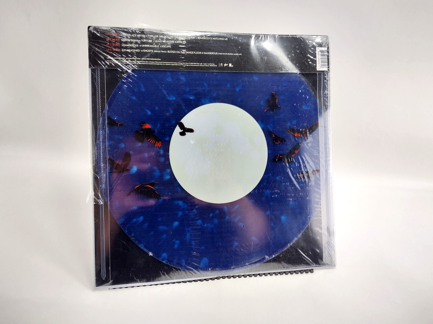 Michael Jackson - Scream, Glow In The Dark, Blue Translucent, 2xLP