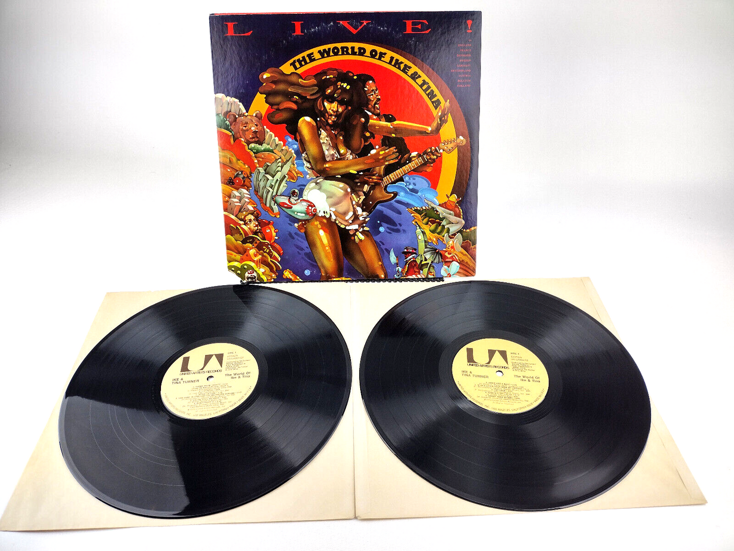 Ike & Tina Turner - The World Of Ike & Tina  United Artists Records – UA-LA06 LP