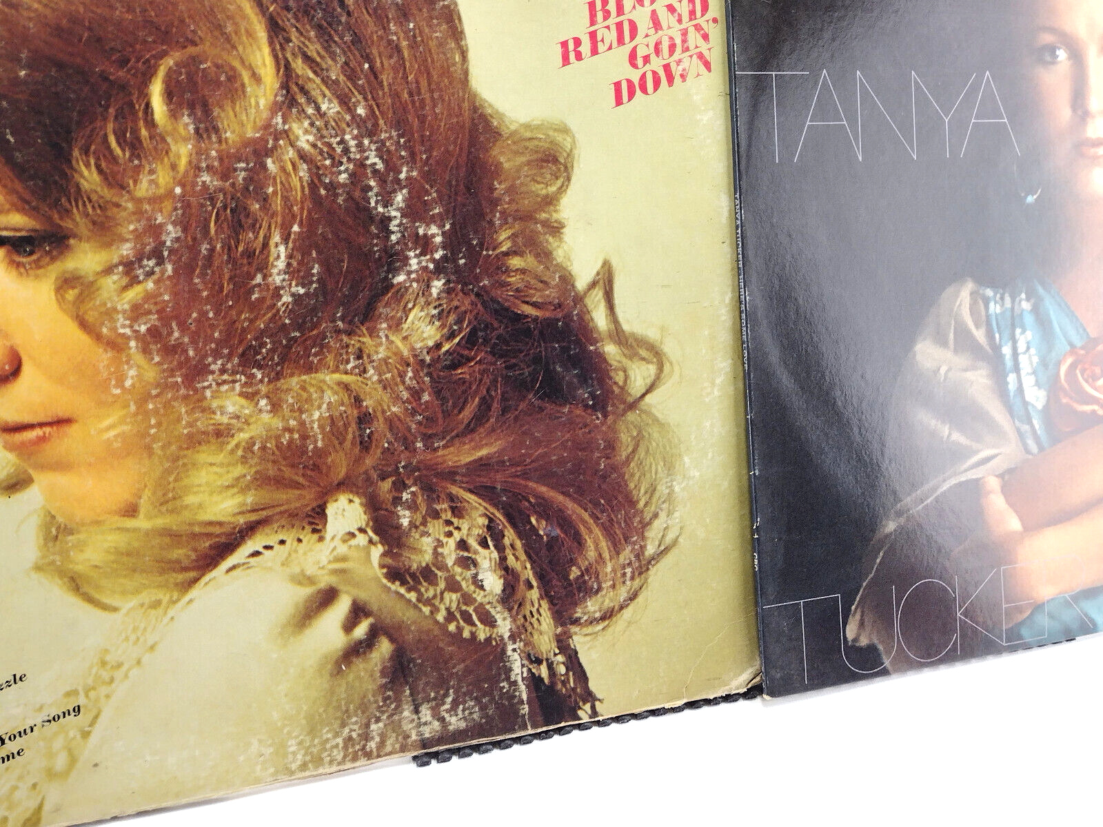 LOT OF 2 TANYA TUCKER LPs -What's Your Mama's Name & Here's Some Love