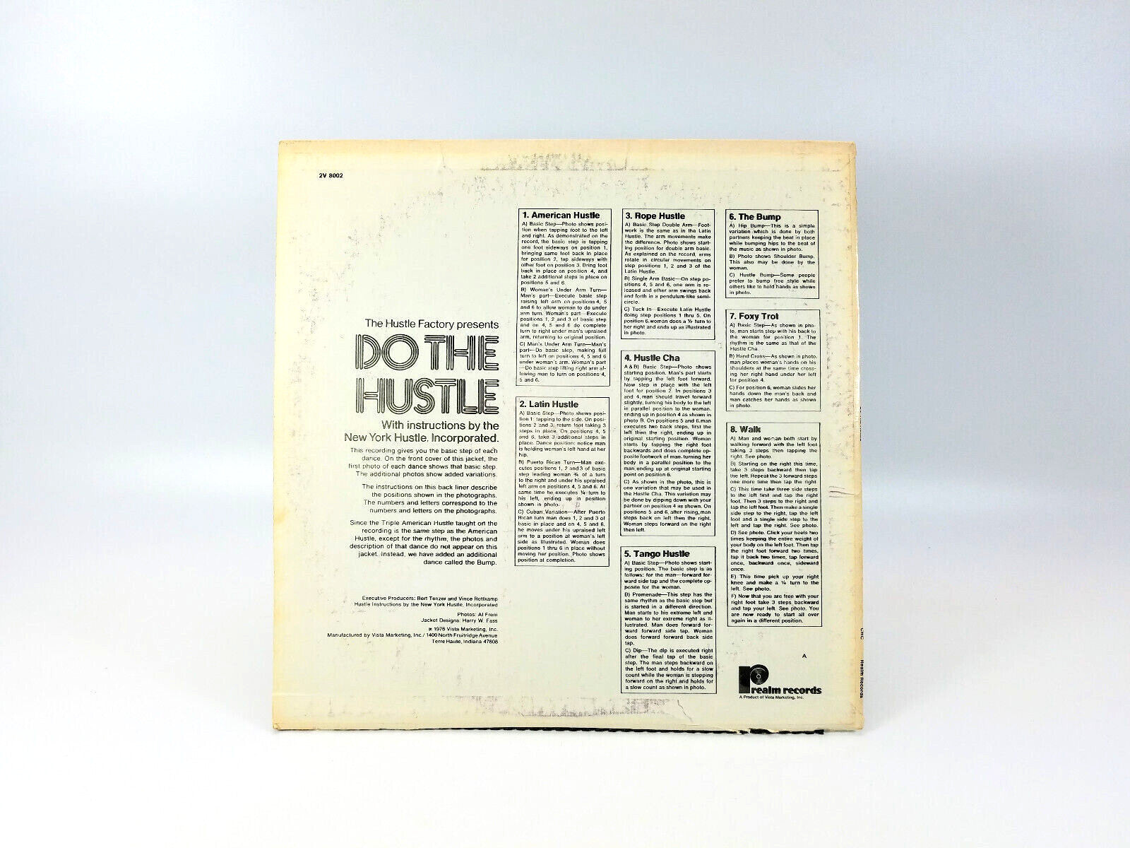 LOT OF 2 THE HUSTLE LPs VG+ - Cleaned w/ the Vinyl Vac!