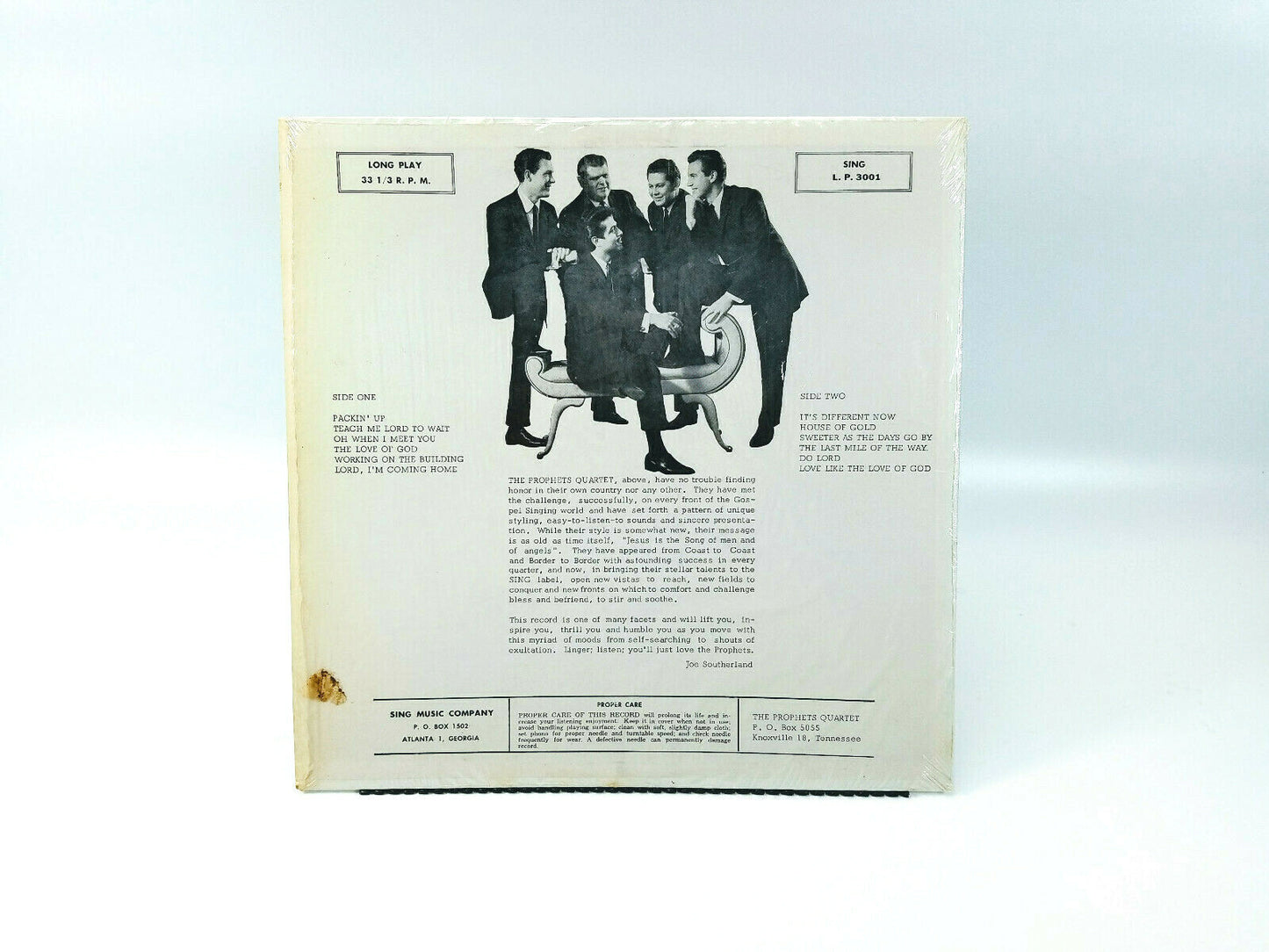 Prophets - Packin' Up | Vinyl LP | VG+