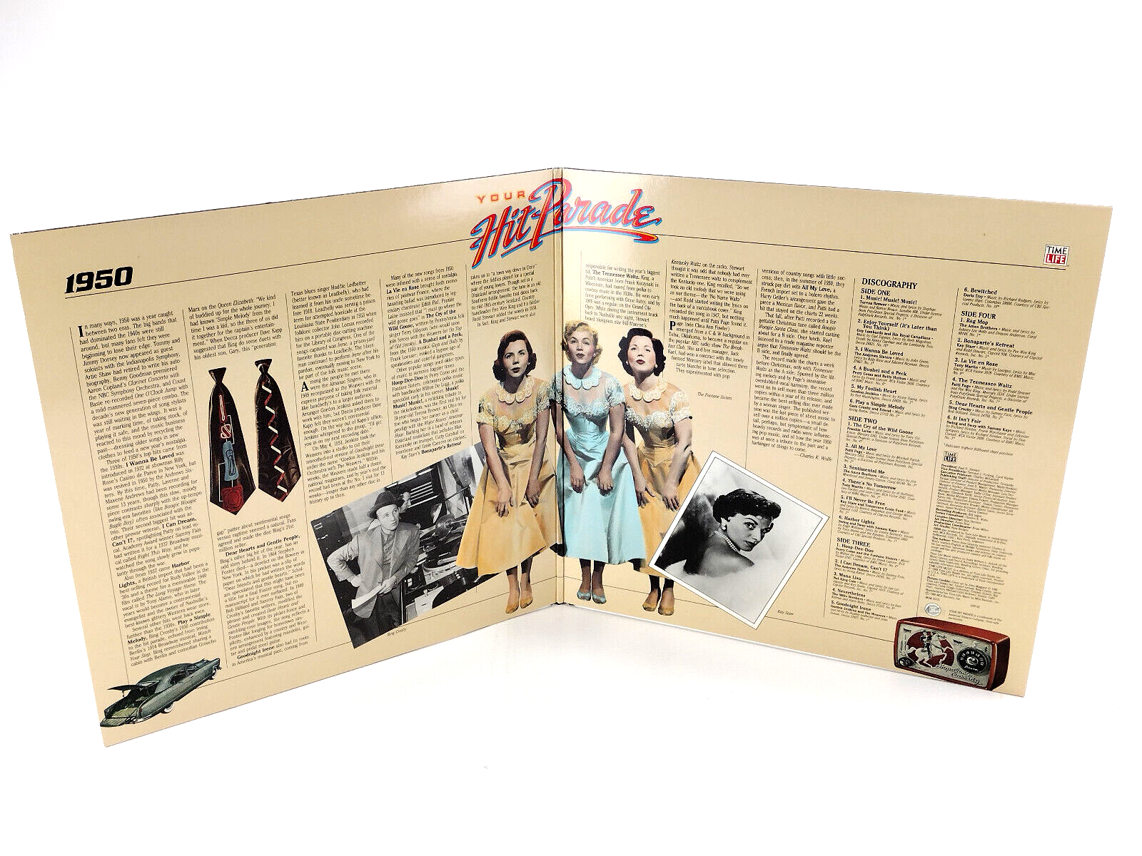 LOT OF 5 Your Hit Parade - Time, Life Music Vinyl, LPs 1948-1952