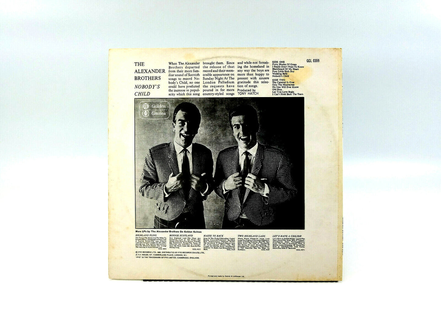 The Alexander Brothers - Nobody's Child  GGL 0359 Vinyl, LP