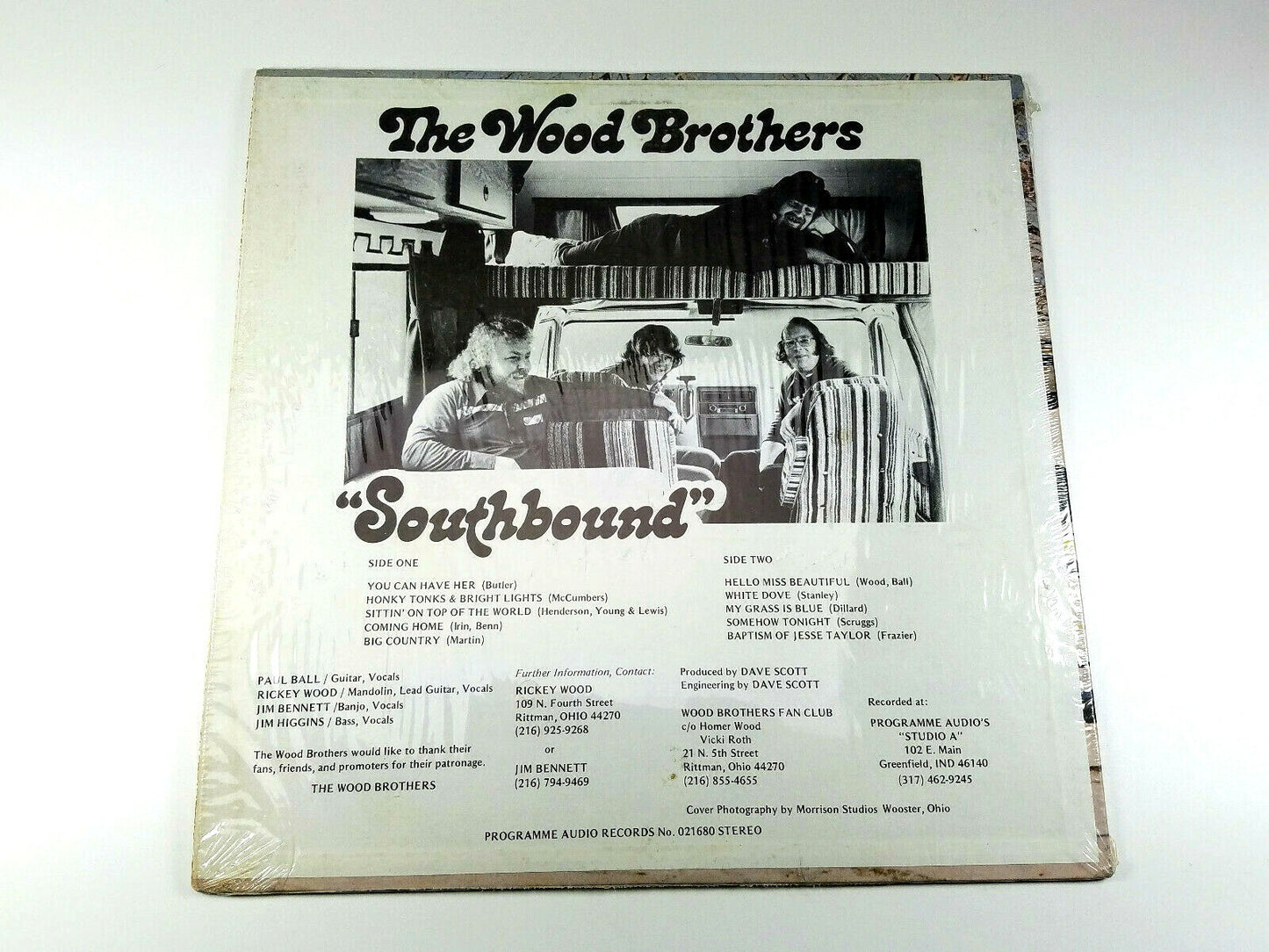 Lot of 2 Wood Brothers LPs - Movin' On & Southbound - Both NM