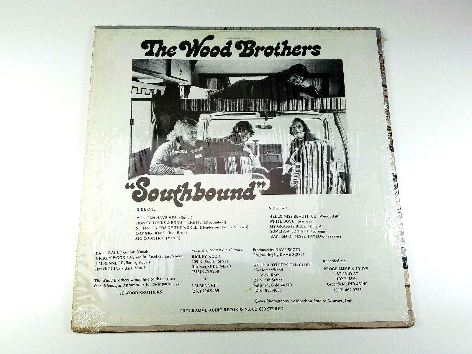 Lot of 2 Wood Brothers LPs - Movin' On & Southbound - Both NM