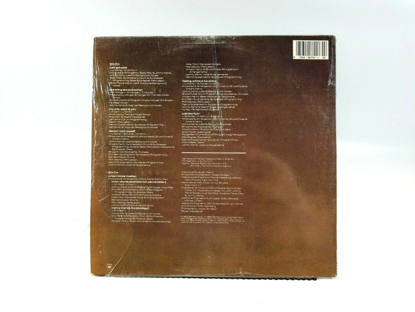 Johnny Kemp - Secrets Of Flying 40770 Vinyl, LP, Album 1988, US VG+