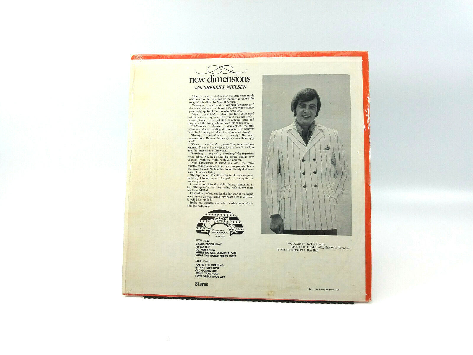 Sherrill Nielsen - New Dimensions     Woodstock – WDS-1974     Vinyl, LP