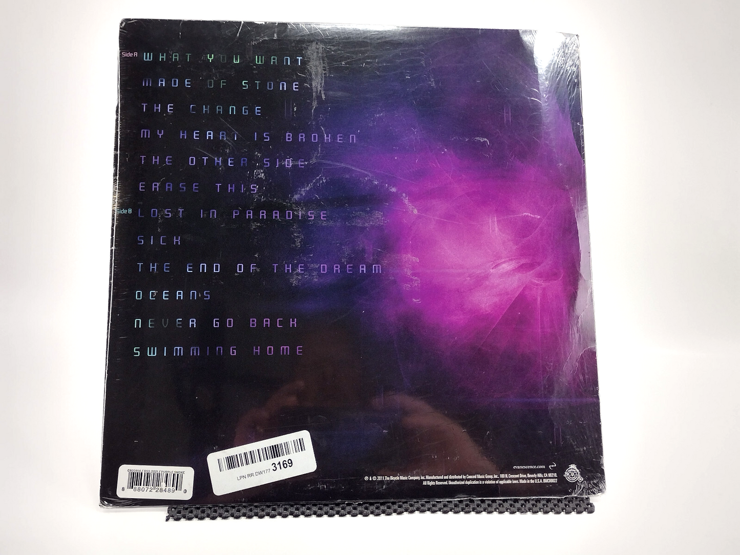 Evanescence - Evanescence, RSD ,LE, RE, Purple Smoke LP (bend marks)