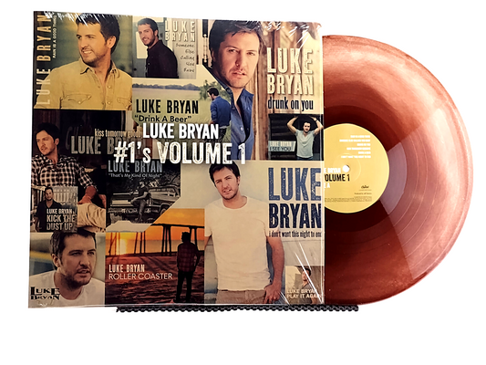 Luke Bryan - #1's Volume 1, Brown Swirl Colored Vinyl