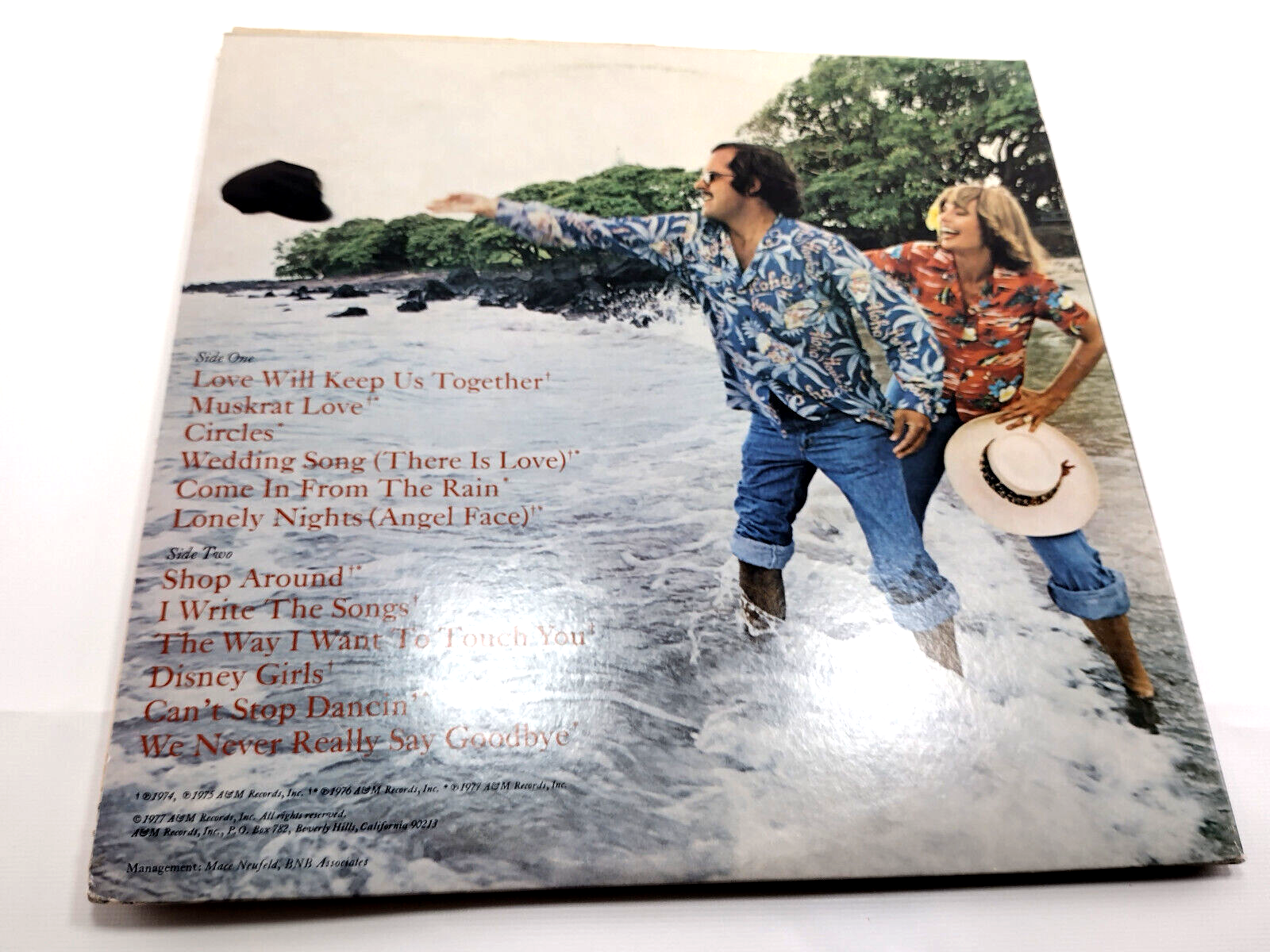 LOT OF 2 CAPTAIN & TENNILLE LPs - Greatest Hits, Love Will Keep Us Together
