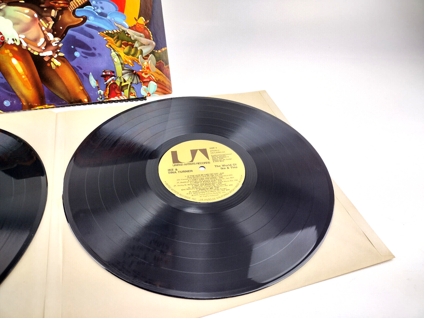 Ike & Tina Turner - The World Of Ike & Tina  United Artists Records – UA-LA06 LP