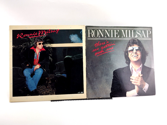 LOT OF 2 RONNIE MILSAP LPs - Images & There's No Gettin Over Me