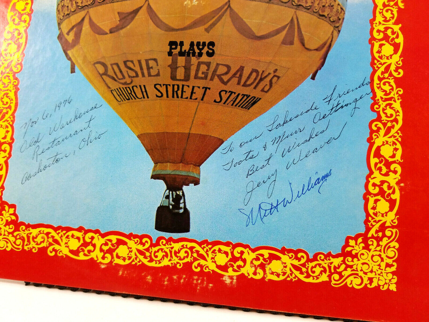 Jerry Weaver (2) - Jerry Weaver Plays Rosie O'Grady's - Autographed! VG+