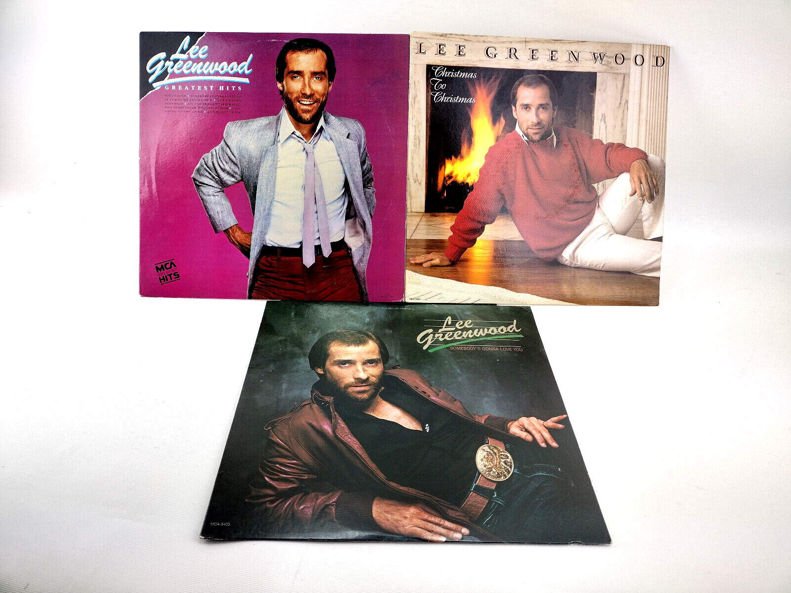 LOT OF 3 LEE GREENWOOD , Vinyl, LPs - VG+