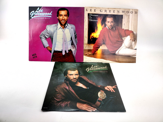 LOT OF 3 LEE GREENWOOD , Vinyl, LPs - VG+