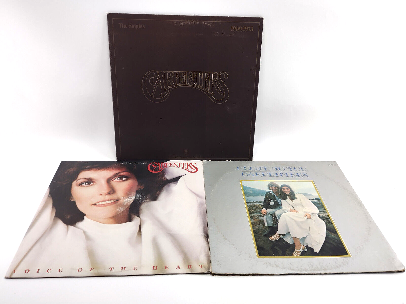 LOT OF 3 CARPENTERS LPs - The Singles, Close To You, Voice of The Heart