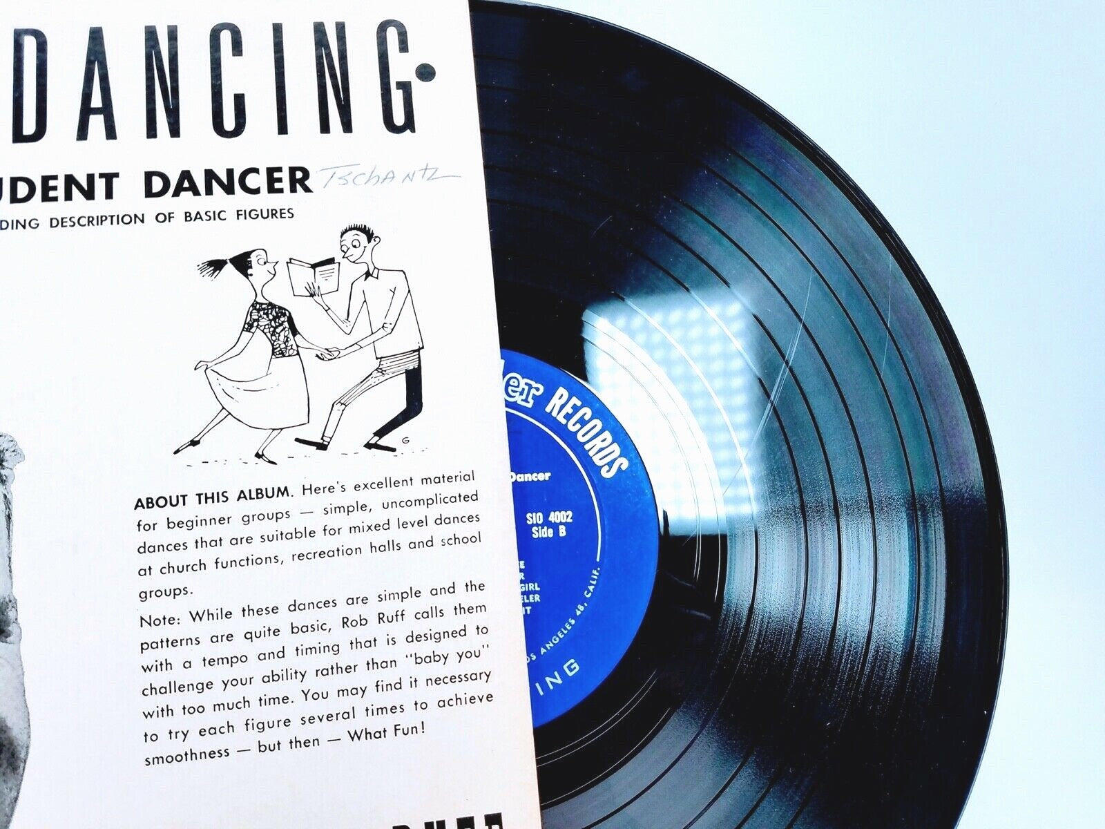 Lot of 2 - Bob Ruff LPs Calls for Student Square Dancer & Let's All Square Dance