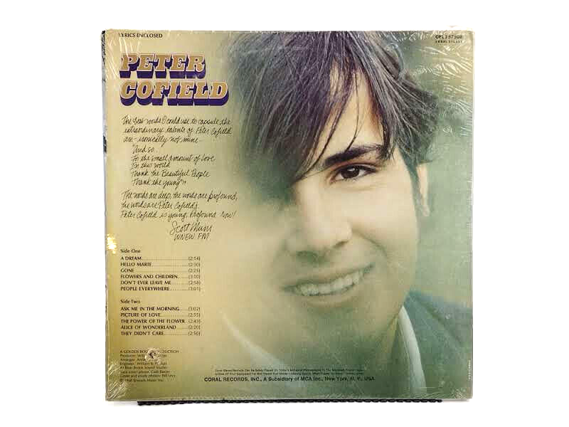 Peter Cofield – Peter Cofield, Vinyl, LP - Sealed Copy!