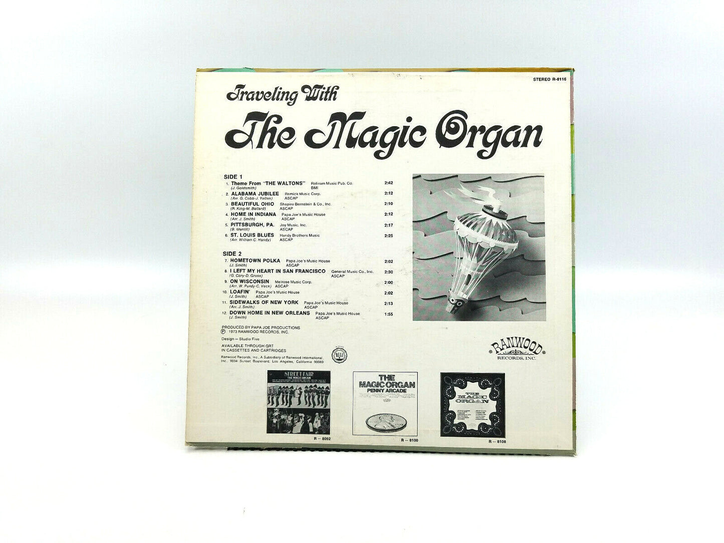 LOT OF 5 ORGAN LPs