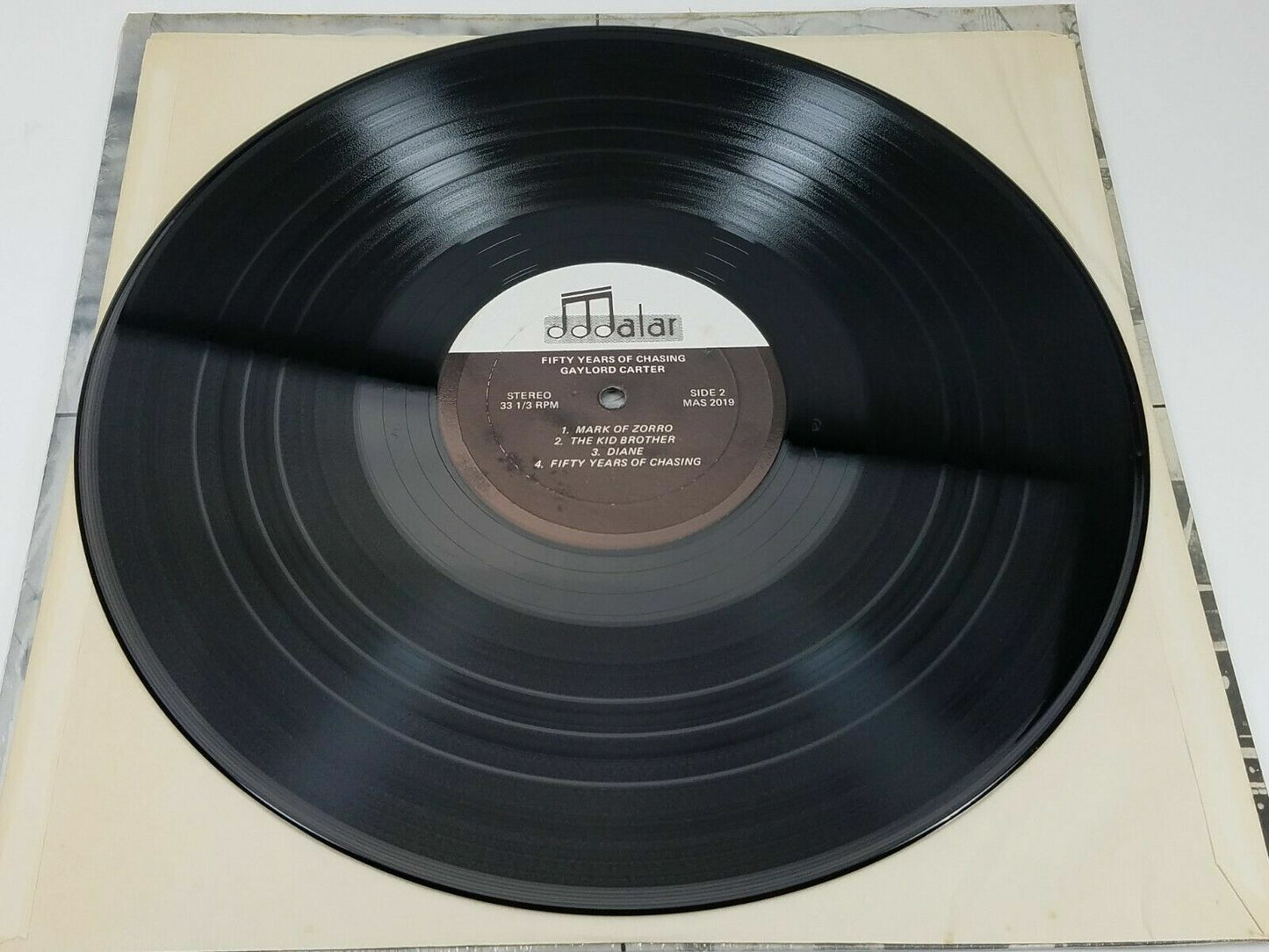 Gaylord Carter - Fifty Years Of Chasing (Mas 2019) (1972) Vinyl LP
