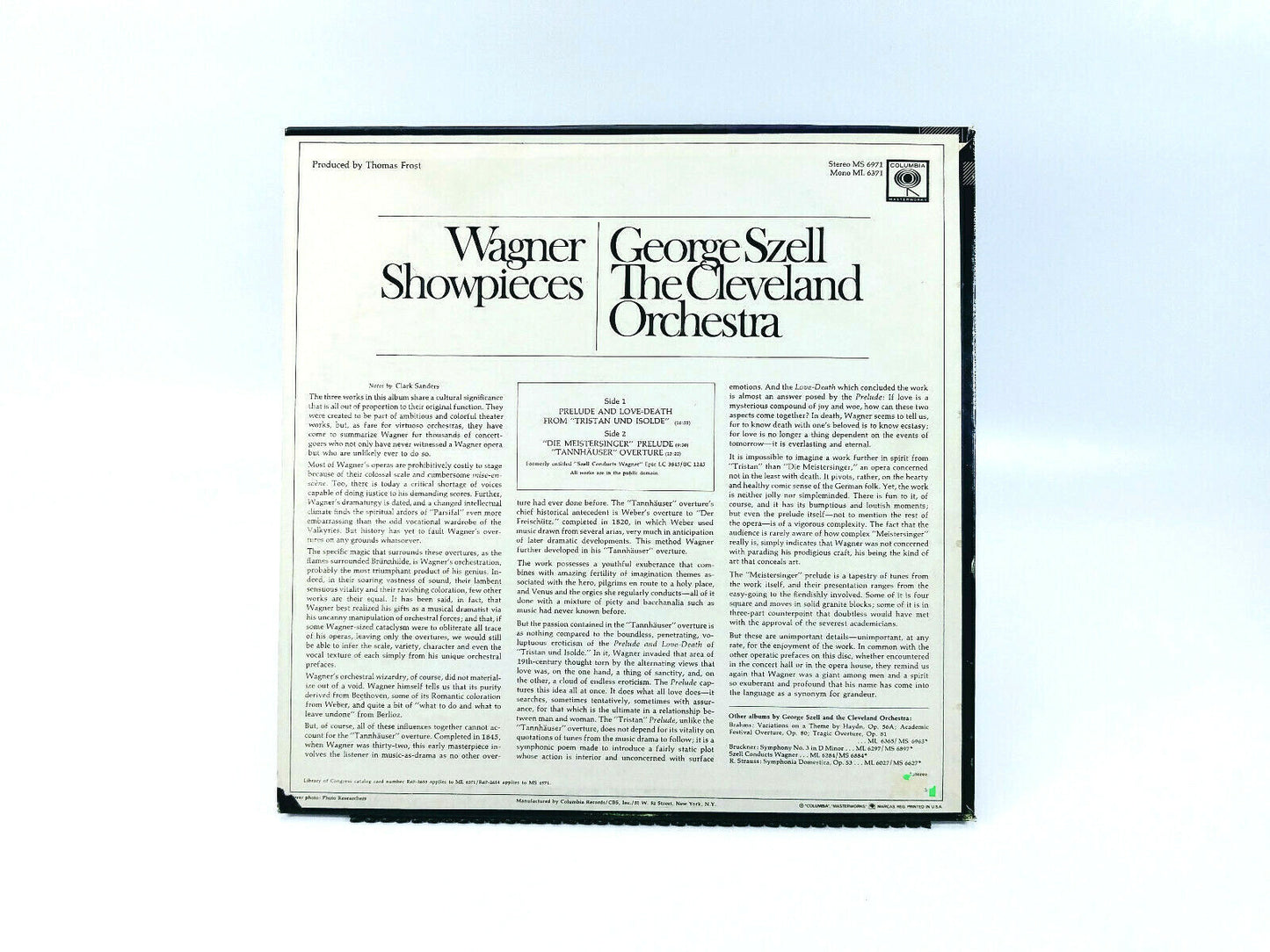 Szell WAGNER - Showpieces - The Cleveland Orchestra | Vinyl LP | VG+