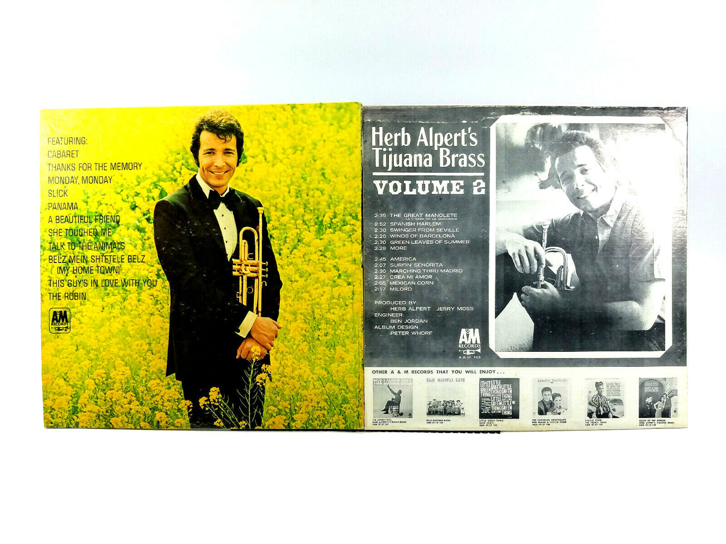 Lot of 2 Herb Albert & The Tijuana Brass LPs