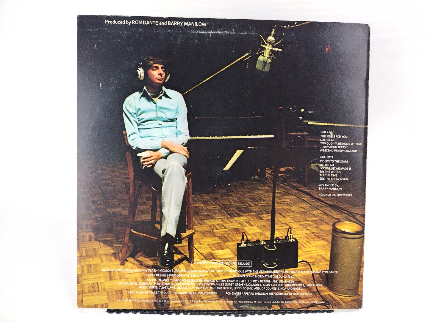 LOT OF 5 BARRY MANILOW LPs - All Cleaned with Vinyl Vac