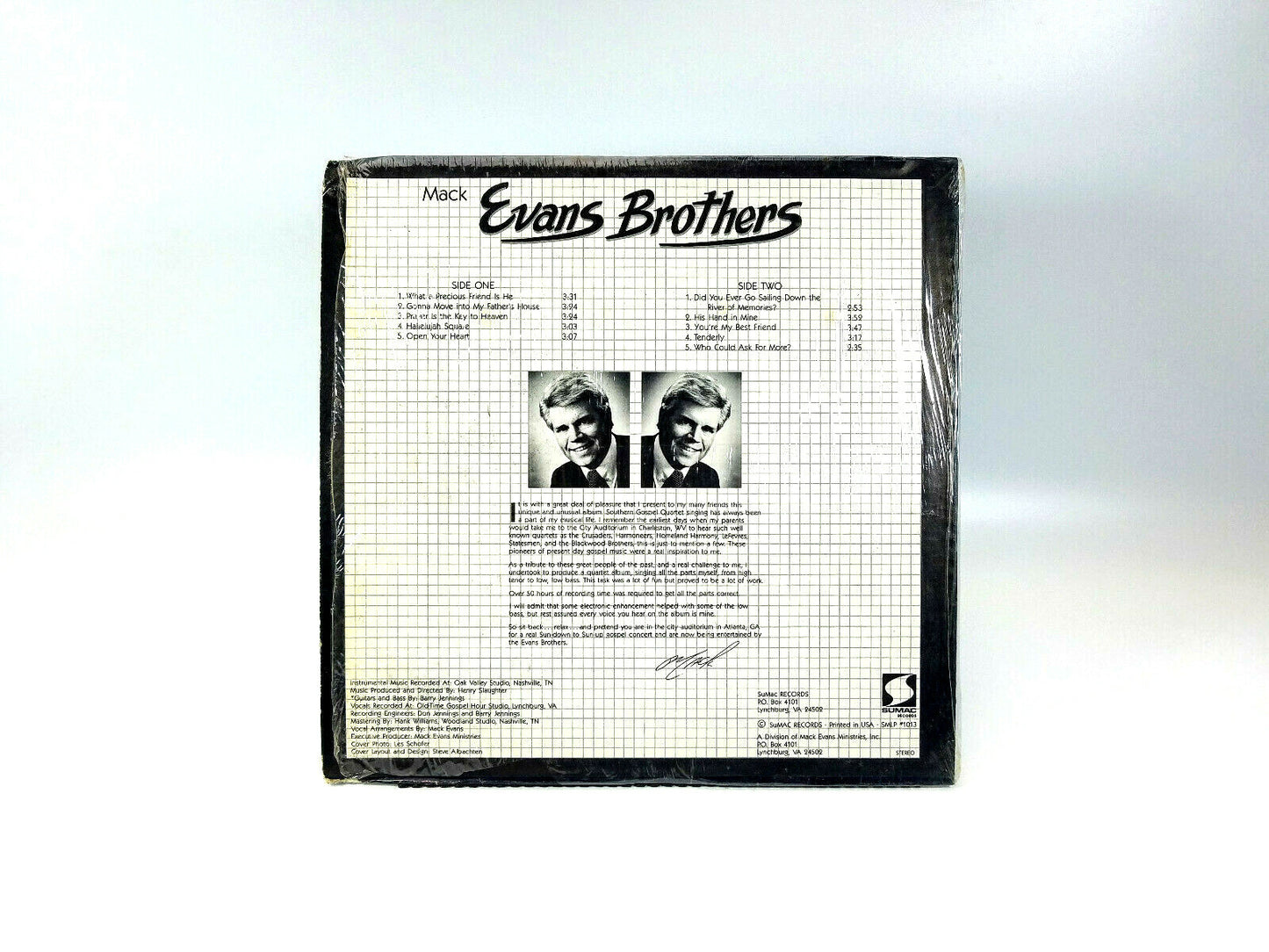 Mack Evans Brothers SuMac Records - SMLP #1013 LP NM