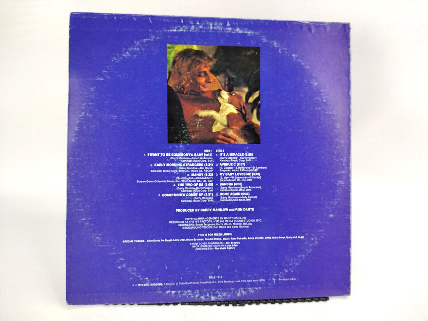 LOT OF 5 BARRY MANILOW LPs - All Cleaned with Vinyl Vac