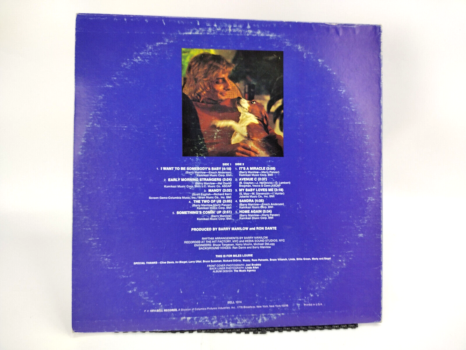 LOT OF 5 BARRY MANILOW LPs - All Cleaned with Vinyl Vac