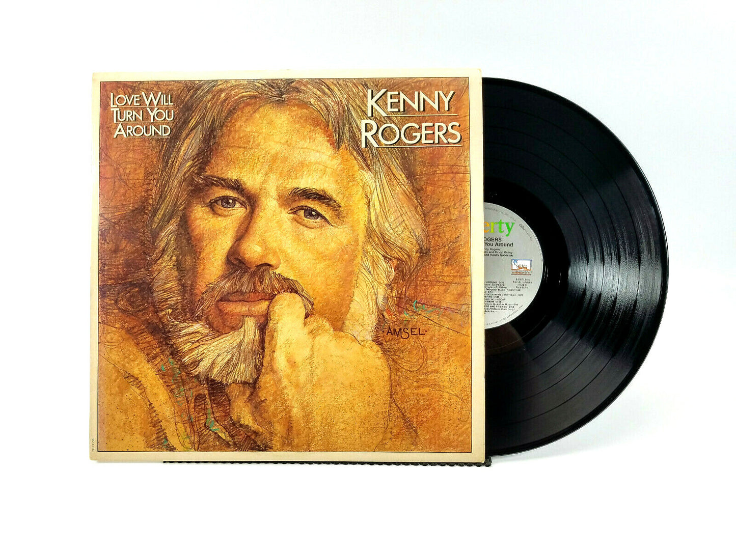 Lot of 3 Kenny Rogers LPs - Greatest Hits, Love Will... & Eyes That See In The..