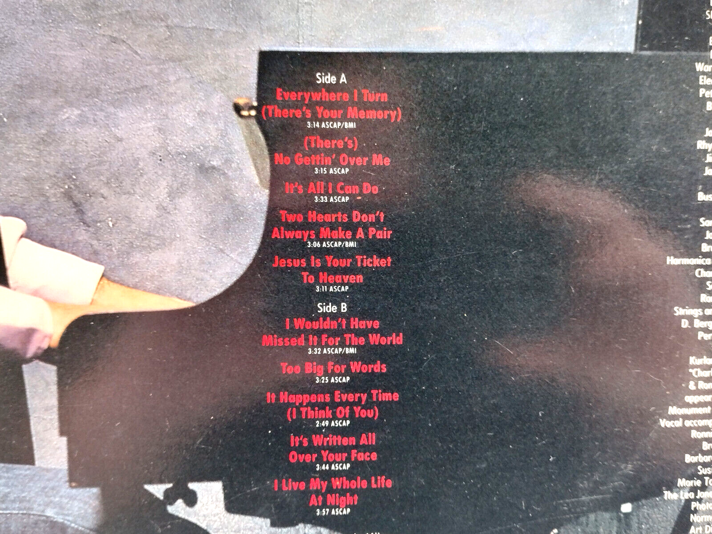 LOT OF 2 RONNIE MILSAP LPs - Images & There's No Gettin Over Me