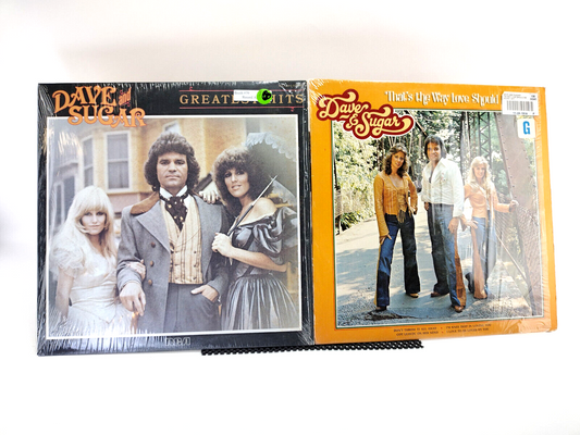 LOT OF 2 Dave & Sugar LPs - Greatest Hits & That The Way Love Should Be