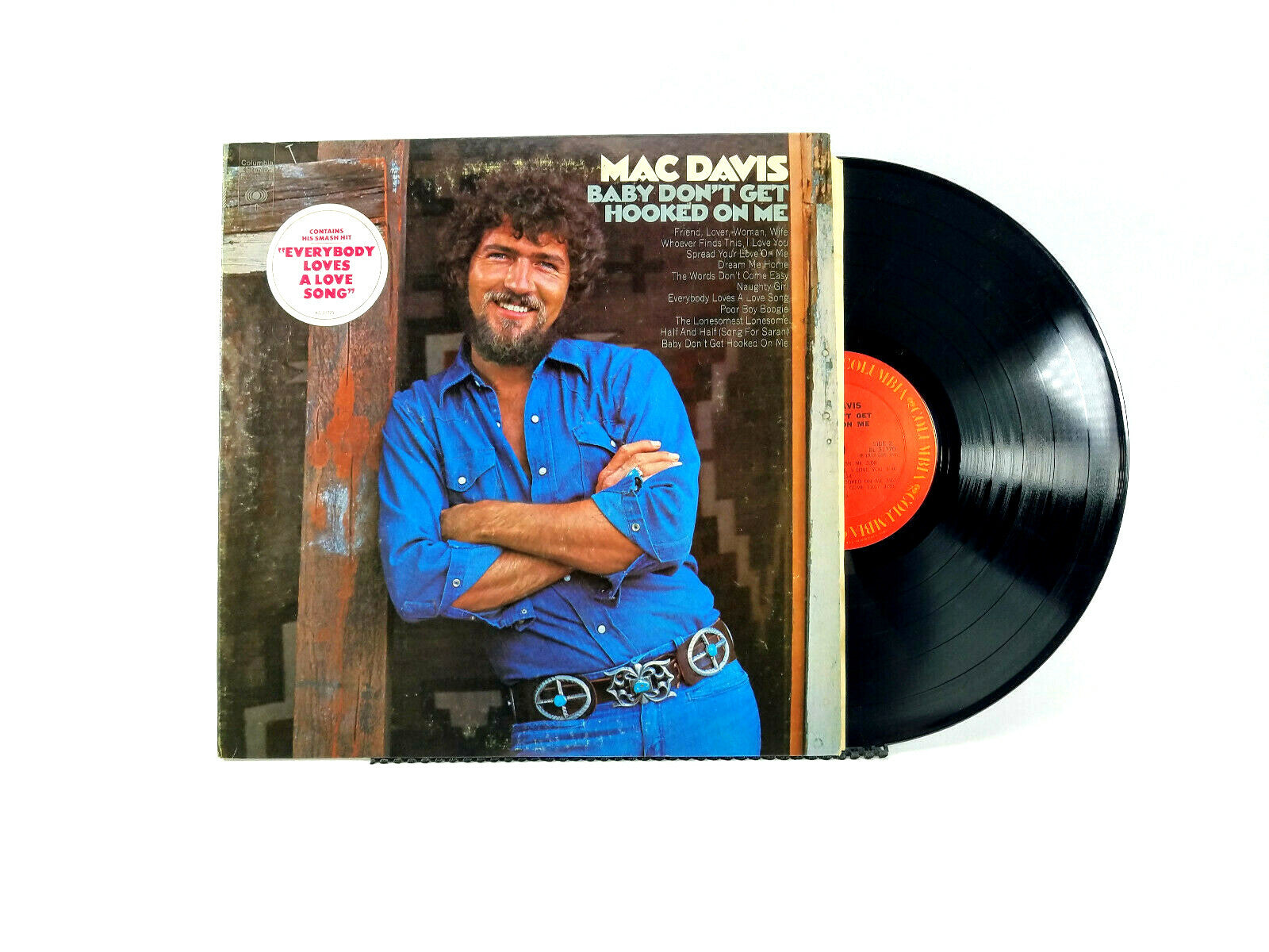 Lot of 3 Mac Davis LPs - VG+