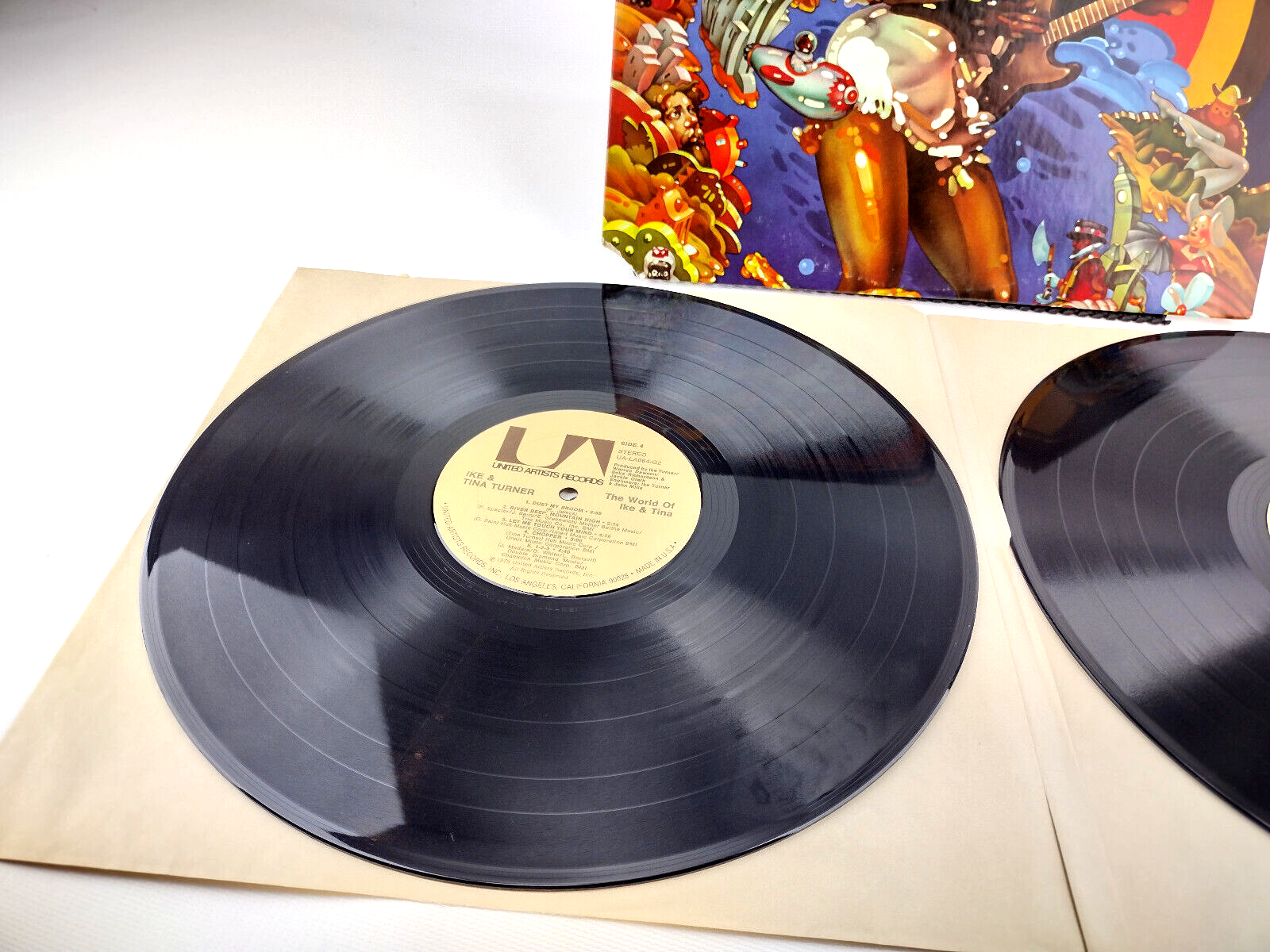 Ike & Tina Turner - The World Of Ike & Tina  United Artists Records – UA-LA06 LP