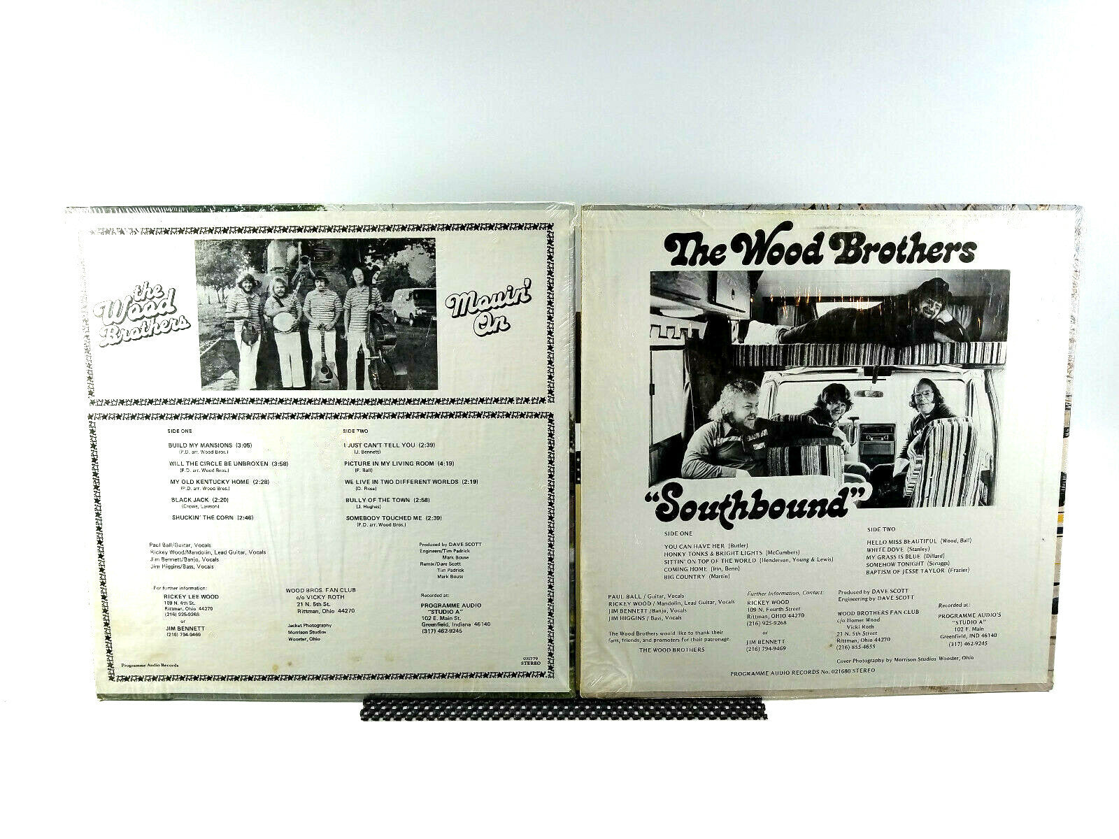Lot of 2 Wood Brothers LPs - Movin' On & Southbound - Both NM