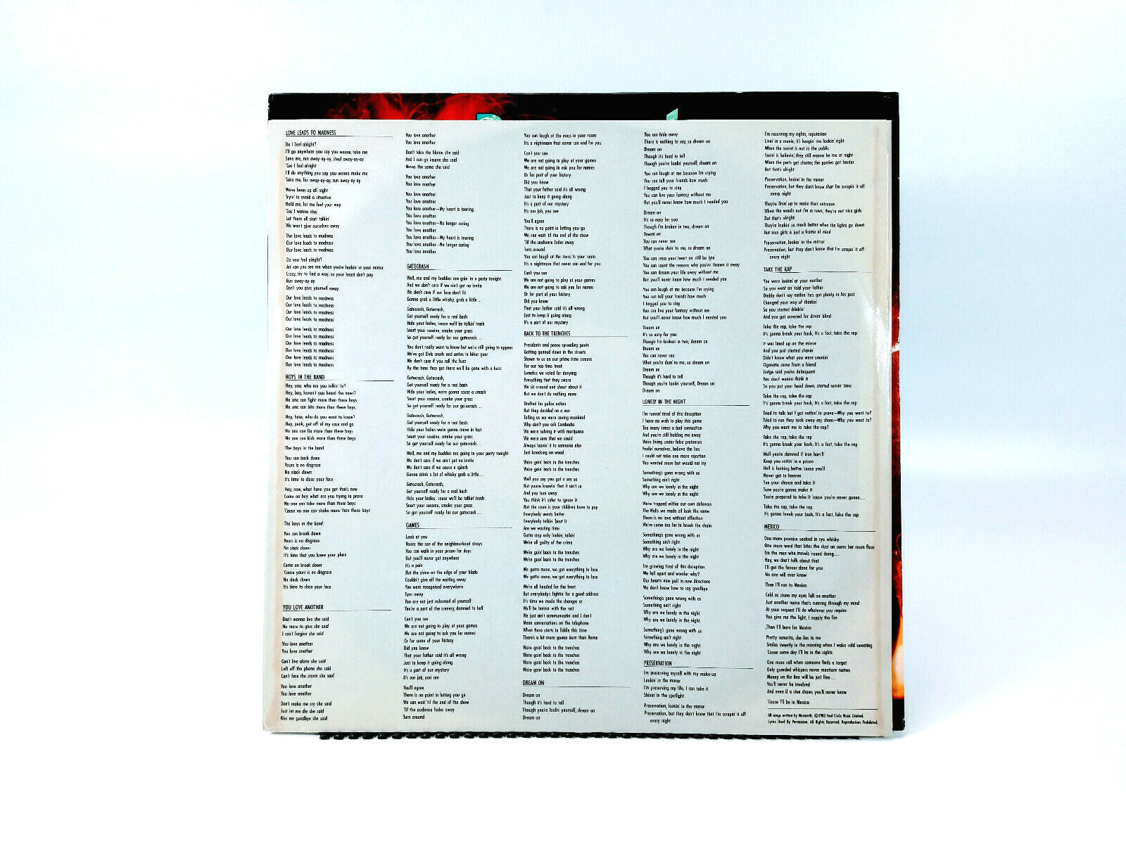 Nazareth 2XS Vinyl (1982 A&M LP)