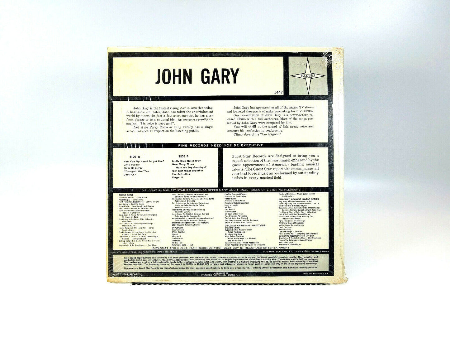 John Gary - John Gary - Exciting Sounds G 1447 LP VG+