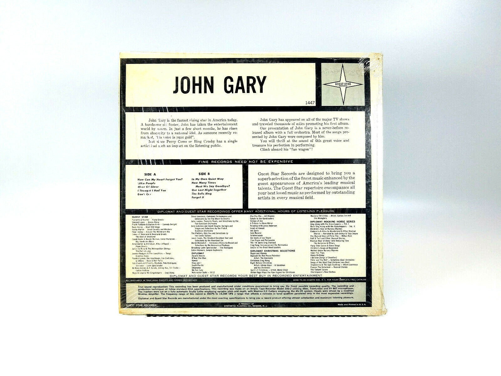 John Gary - John Gary - Exciting Sounds G 1447 LP VG+