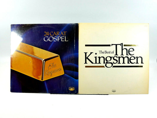 LOT OF 2 THE KINGSMEN LPs - The Best of & 24 Carat Gospel - VG+/NM