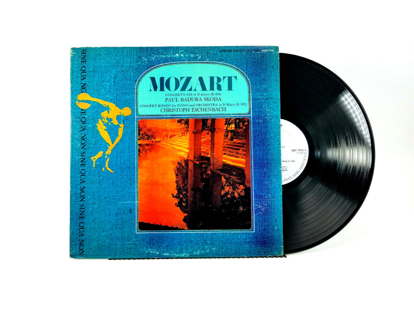 LOT OF 3 CLASSICAL LPs by Sine Qua Non, Mozart, John Williams & Pachelbel