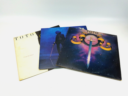 LOT OF 3 TOTO LPs - Toto, Hydra & Isolation VG+