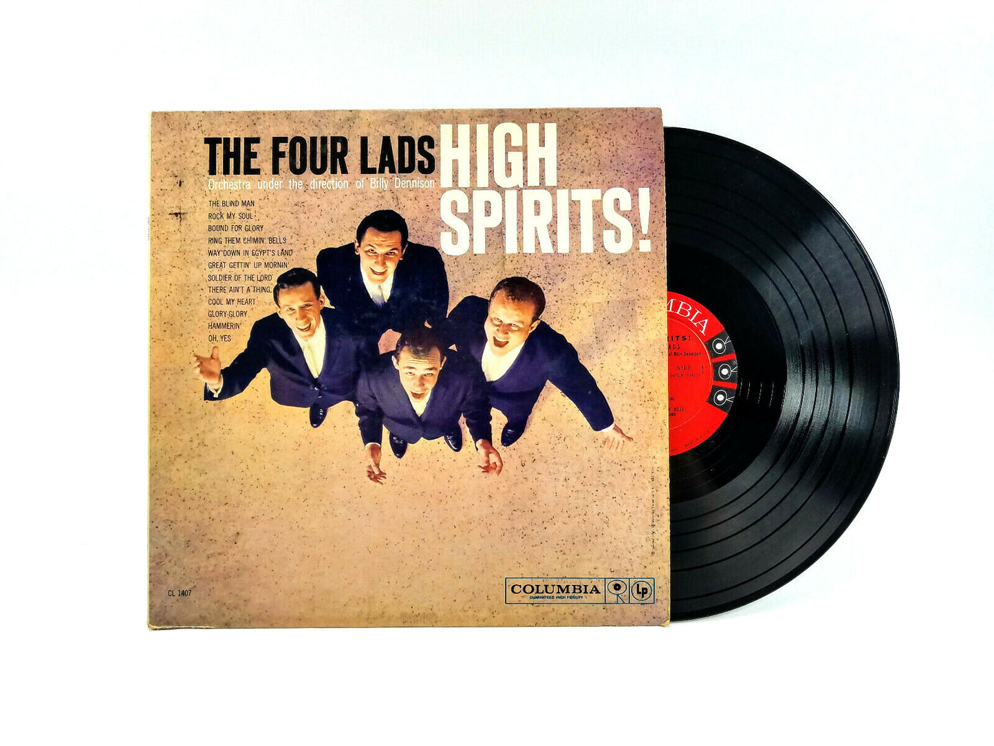 Lot of 2 The 4 Lads LPs - High Spirits! & 12 Hits VG+