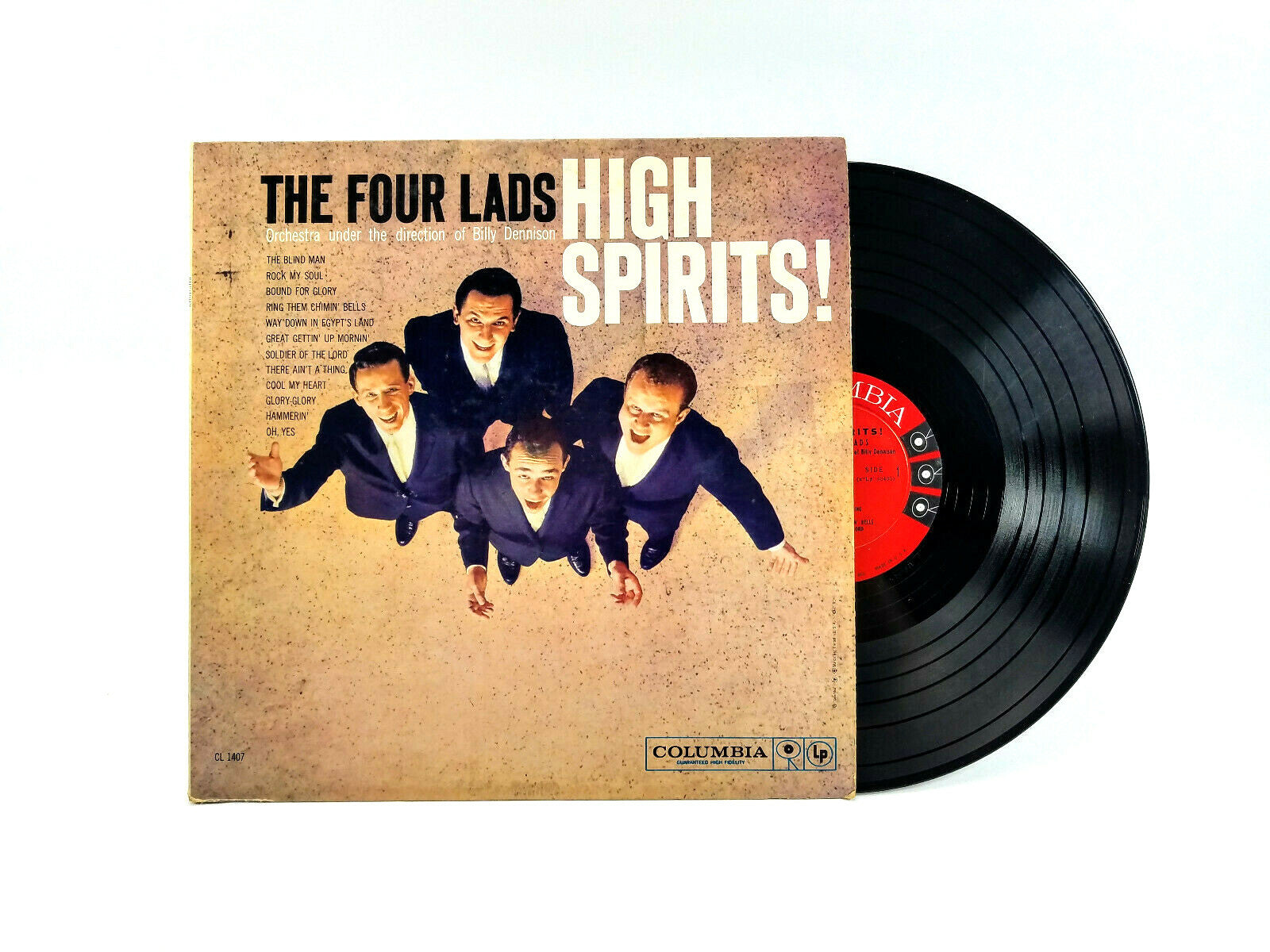 Lot of 2 The 4 Lads LPs - High Spirits! & 12 Hits VG+