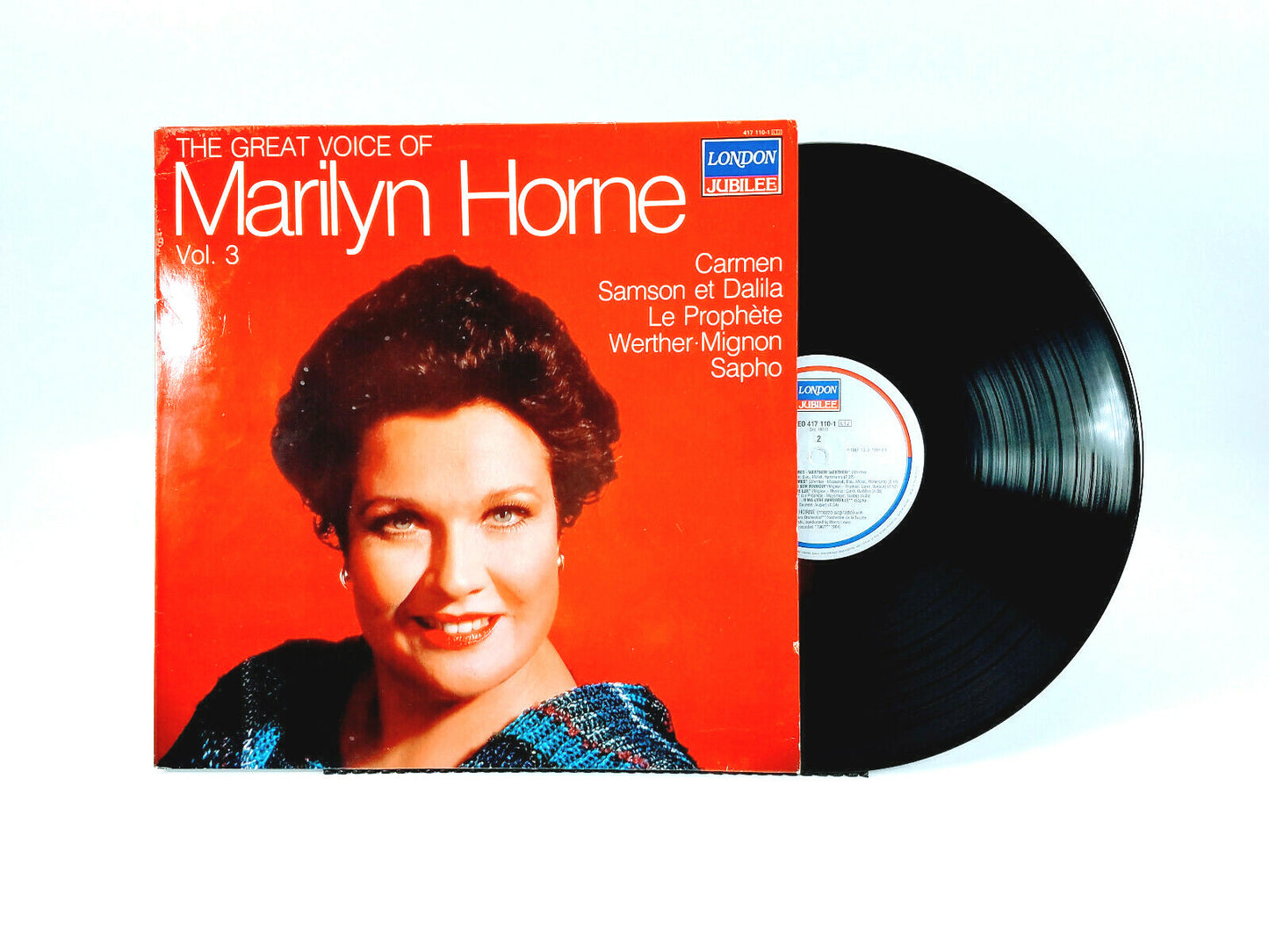 Marilyn Horne The Great Voice of Vol. 3 LP London Dutch import 1986 VG+